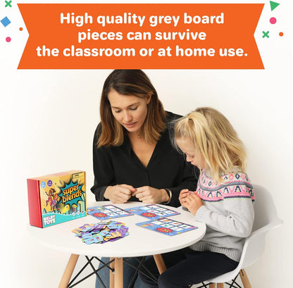 Super Blends Phonics Reading Game (22 Blends) - Phonics Games for Kids Ages 6-8, Reading Games for Emerging Readers, Best Resources for Parents and Teachers