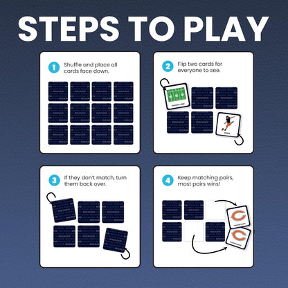 MasterPieces Sports Games - NFL Matching Game - Game for Kids and Family - Laugh and Learn