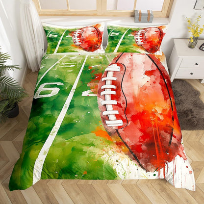 Drum Kit Duvet Cover,Kids Musical Instruments Bedding Set,Rock Music Comforter Cover for Boys Girls Room Decor,Neon Lighting Lightweight Bedspread Cover Twin Size with 1 Pillow Case(No Comforter)