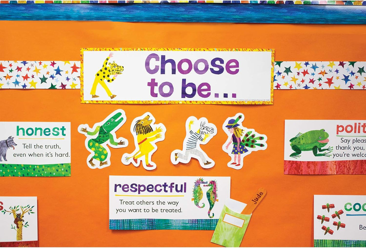 World of Eric Carle 43 pc Bundle of Math Bulletin Board Decorations, Numbers 0-20, Ten Frames, Counters, Place Value Math Manipulatives, Homeschool and Classroom Decor