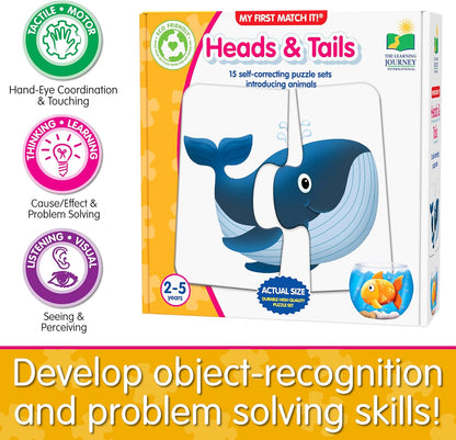 The Learning Journey: My First Match It - Dinosaurs - 2 Year Old Toys, Puzzles for Toddlers, Toddler Puzzle, Educational Toys for 2 Year Old - 15 Self-Correcting Matching Puzzles - Award Winning Toys
