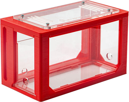 Anthouse.ES - 3D Aquarium-Style Natural Ant Farm - Sand Ant Farm - Complete Kit with Sand and Accessories - Starter Model 20x10x10 cm - Grey Color