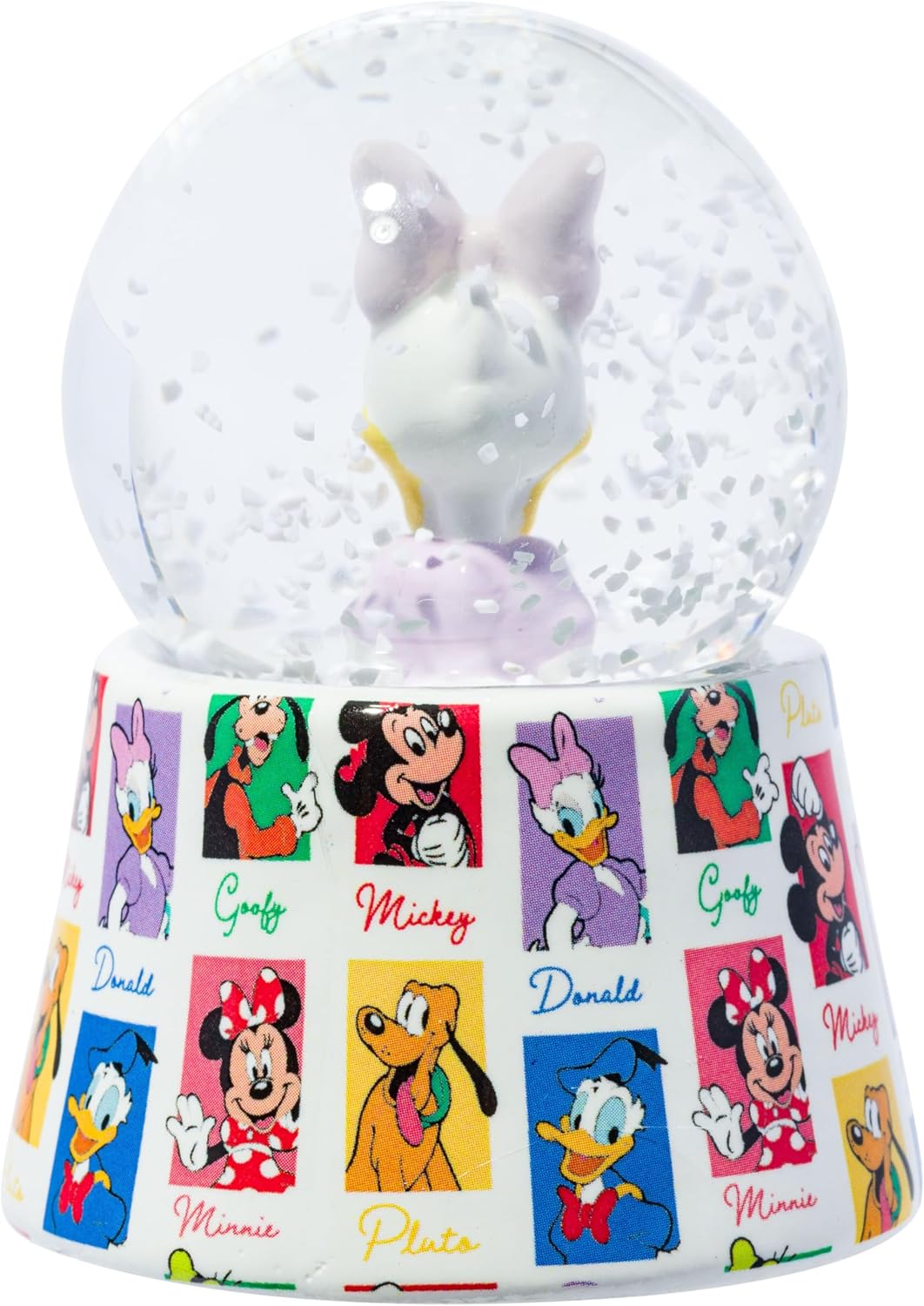 Silver Buffalo Disney Mickey and Friends Mini Light Up Snow Globe│Minnie Mouse│3.8 Inches Tall, 45mm (Small)