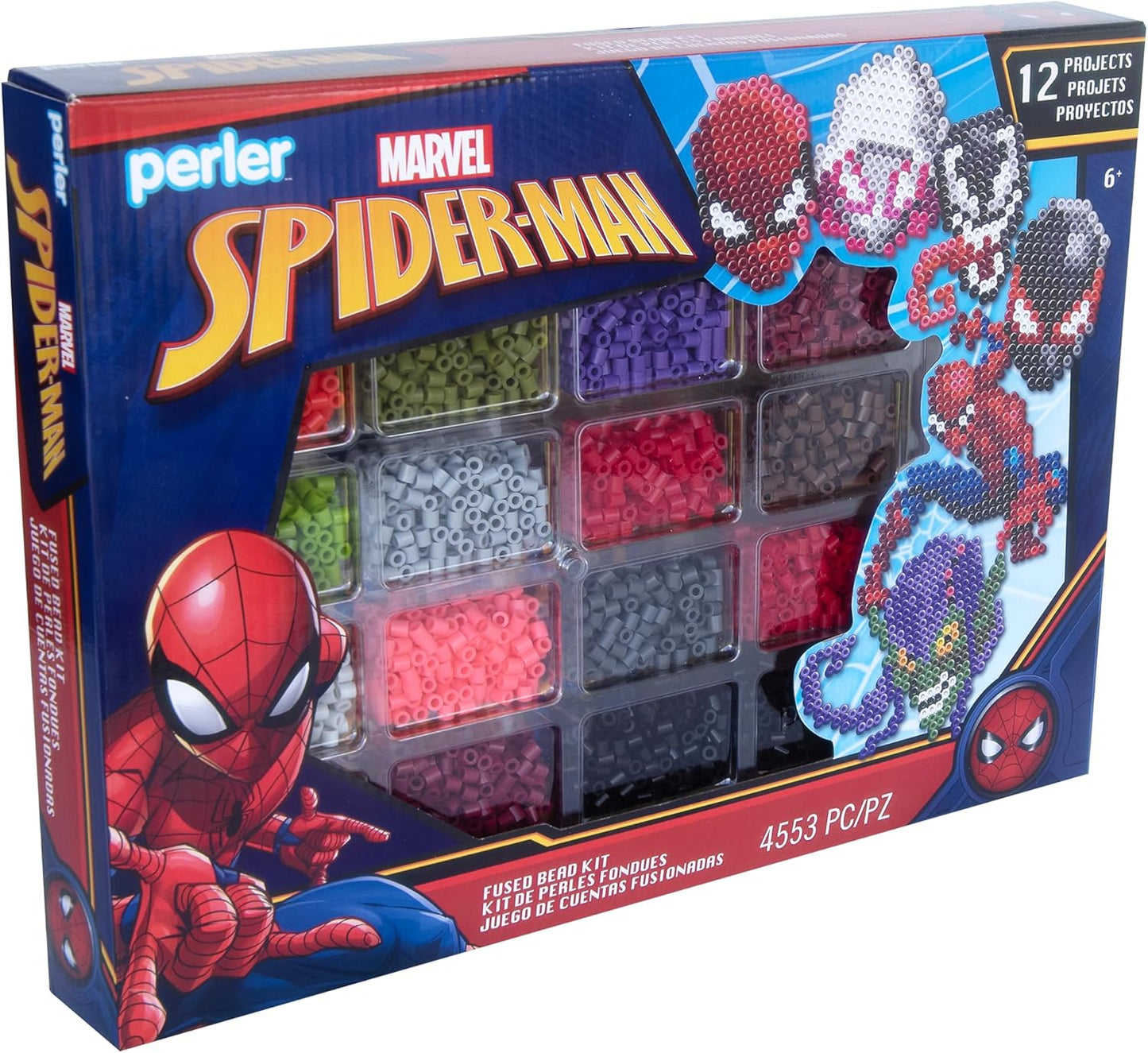 Perler Beads Justice League Superhero Crafts for Kids, 4504 pcs