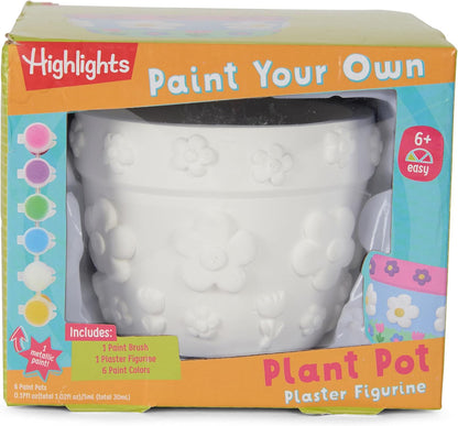 Highlights Paint Your Own Plaster Figurine & Activity Kits – DIY Art Sets with Figurines, Paints, Brush & Bonus Activities – Multiple Themes – Ages 6+