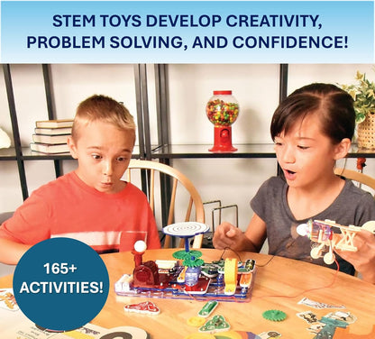 Snap Circuits “Arcade”, Electronics Exploration Kit, Stem Activities for Ages 8+, Full Color Project Manual (SCA-200)