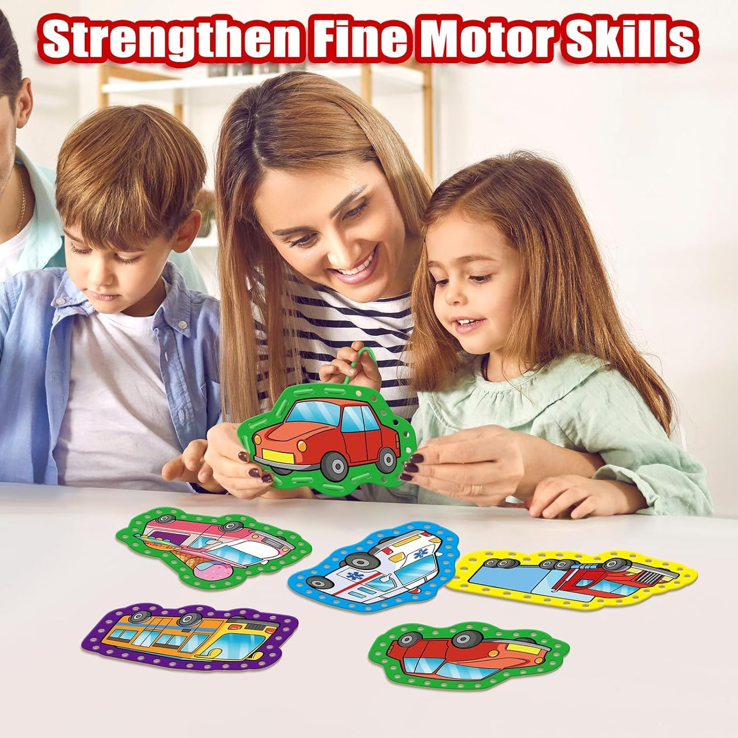 Quilinz Lacing Cards,Sewing Kit for Kids,Fine Motor Toys,Shoe Tying Practice,Classroom Must Haves,Manipulatives for Preschoolers,Homeschool Supplies,Preschool Learning Activities,Toddler Crafts