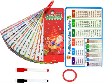 0-12 Multiplication Flash Cards, Multiplication Times Table Chart Flash Cards, Multiplicationtimes Table Chart,Fun Educational Math for 1st 2nd 3rd Grades