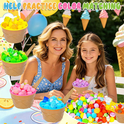307 Pcs St. Patrick's Day Sensory Bin Filler Shamrock Fine Motor Sensory Bin Items Includes Pom Poms Irish Shamrock St. Patrick's Hat Resin Animals for Counting Sorting Training