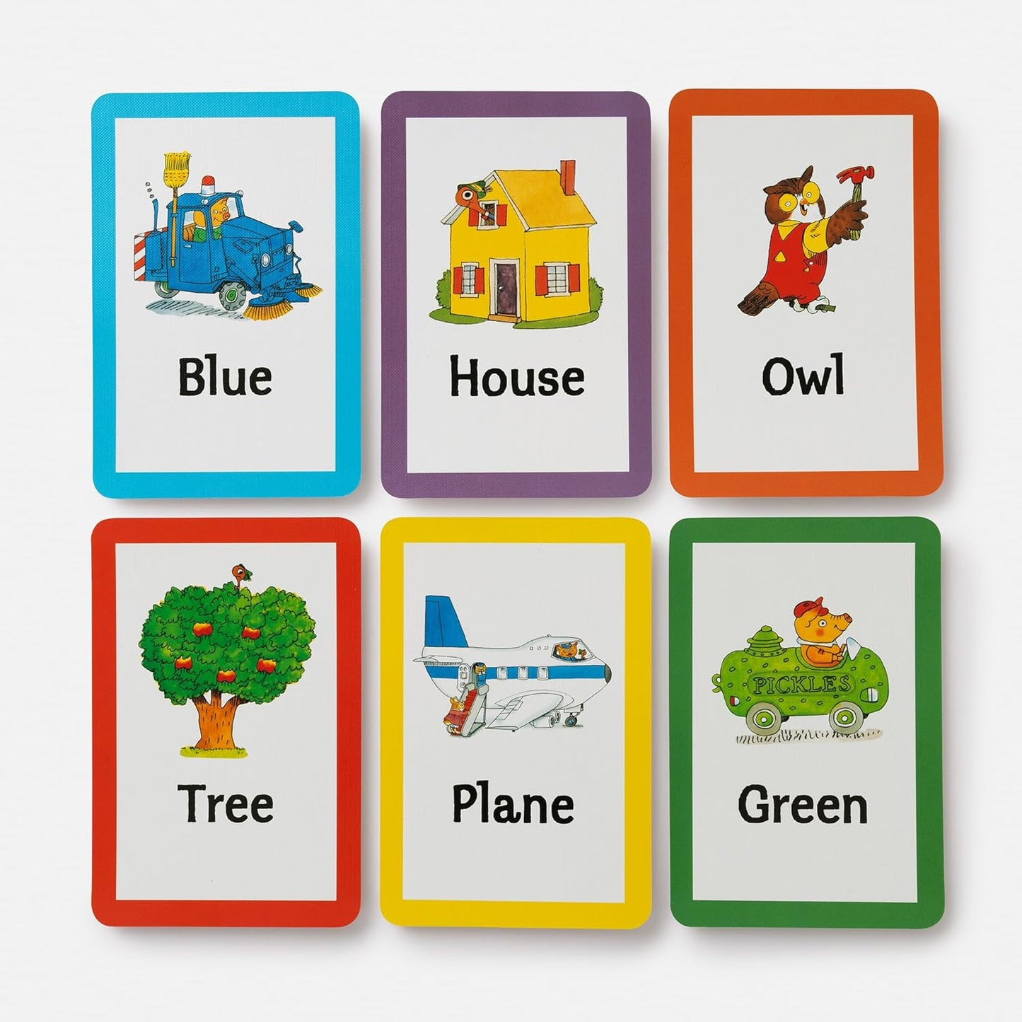 Richard Scarry's First Words Flashcards: 50 Cards for Beginning Readers