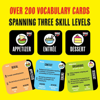 Semper Smart Games VOCABULICIOUS! The Vocabulary, Word, and Conversation Activity for Kids and Families – Fun Educational Game for Learning Vocabulary and Expression Skills