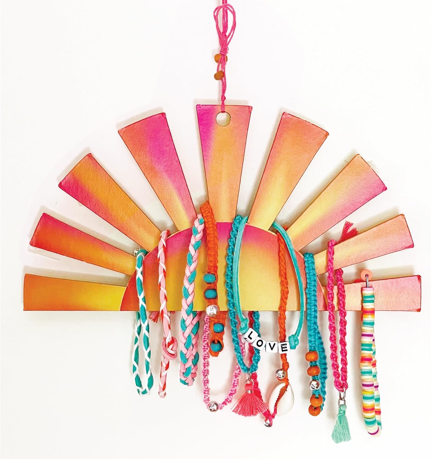 BOX CANDIY Totally Chill Out Woven Friendship Bracelets Kit in Keepsake Box to Make and Share