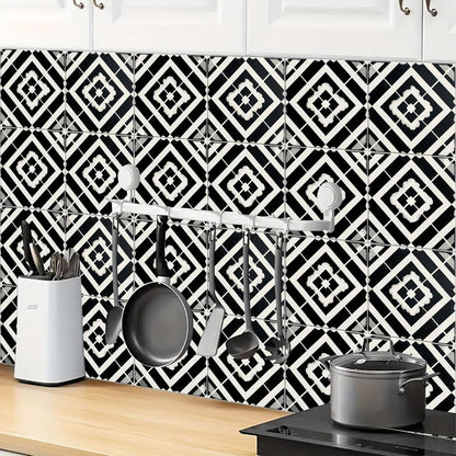 Wall Tiles Peel and Stick 12x12 Inch Ocean Coral Fish Pattern Vinyl Stickers Self Adhesive Tiles for Kitchen Bathroom Shower Laundry Room Aquarium Theme Home Renovation DIY Decor