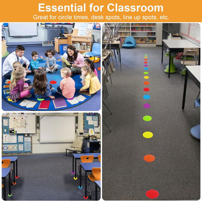 ForTomorrow Carpet Markers with Numbers - 36 Pcs 4" Classroom Sitting Carpet Dot Number 1-36, Floor Rug Circles Marker Spot for Preschool Kindergarten Elementary