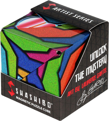 Shashibo Shape Shifting Box - Award-Winning STEM Fidget Toy with Ultra Strong Magnets - Puzzle Cube Transforms Into 100+ Shapes, Perfect Sensory Gift for Kids, Teens, and Adults (Cosmos)