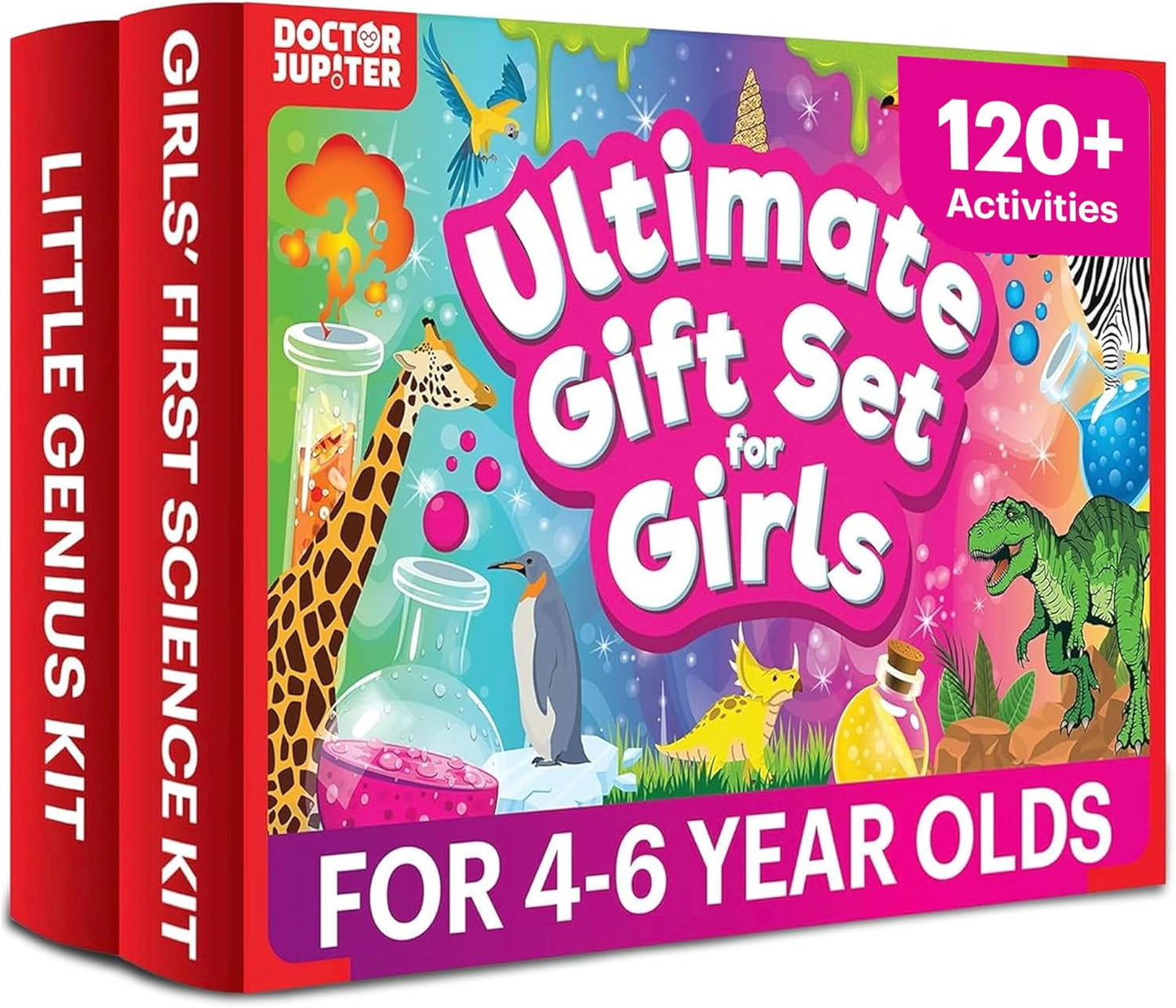 Doctor Jupiter Girls' Science Kit for Kids Ages 8-10-12-14 for 8,9,10+ Year Old Girls | Chemistry Set, STEM Toy Kit with 135+ Experiments | Learning & Educational Projects