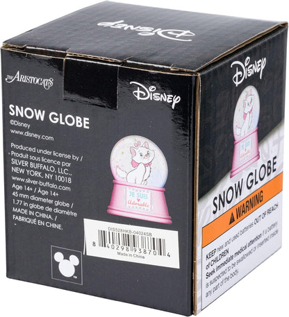 Silver Buffalo Disney Mickey and Friends Mini Light Up Snow Globe│Minnie Mouse│3.8 Inches Tall, 45mm (Small)