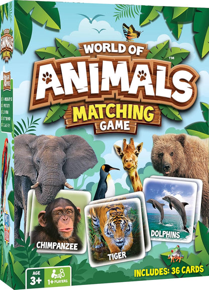 MasterPieces Officially Licensed CAT Picture Matching Card Game for Kids and Families