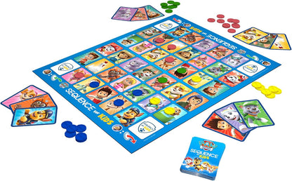 Paw Patrol Sequence for Kids | Easy to Play Matching Game of 4-in-A-Row Featuring Paw Patrol Characters | 2-4 Players, Ages 3+