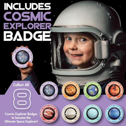Cosmic Dig Kit by Big Discoveries - Explore The Planets of The Solar System with Gem & Fossil Excavation Kits for Kids | STEM Toy Science Dig Kits with Gemstones for Boys and Girls