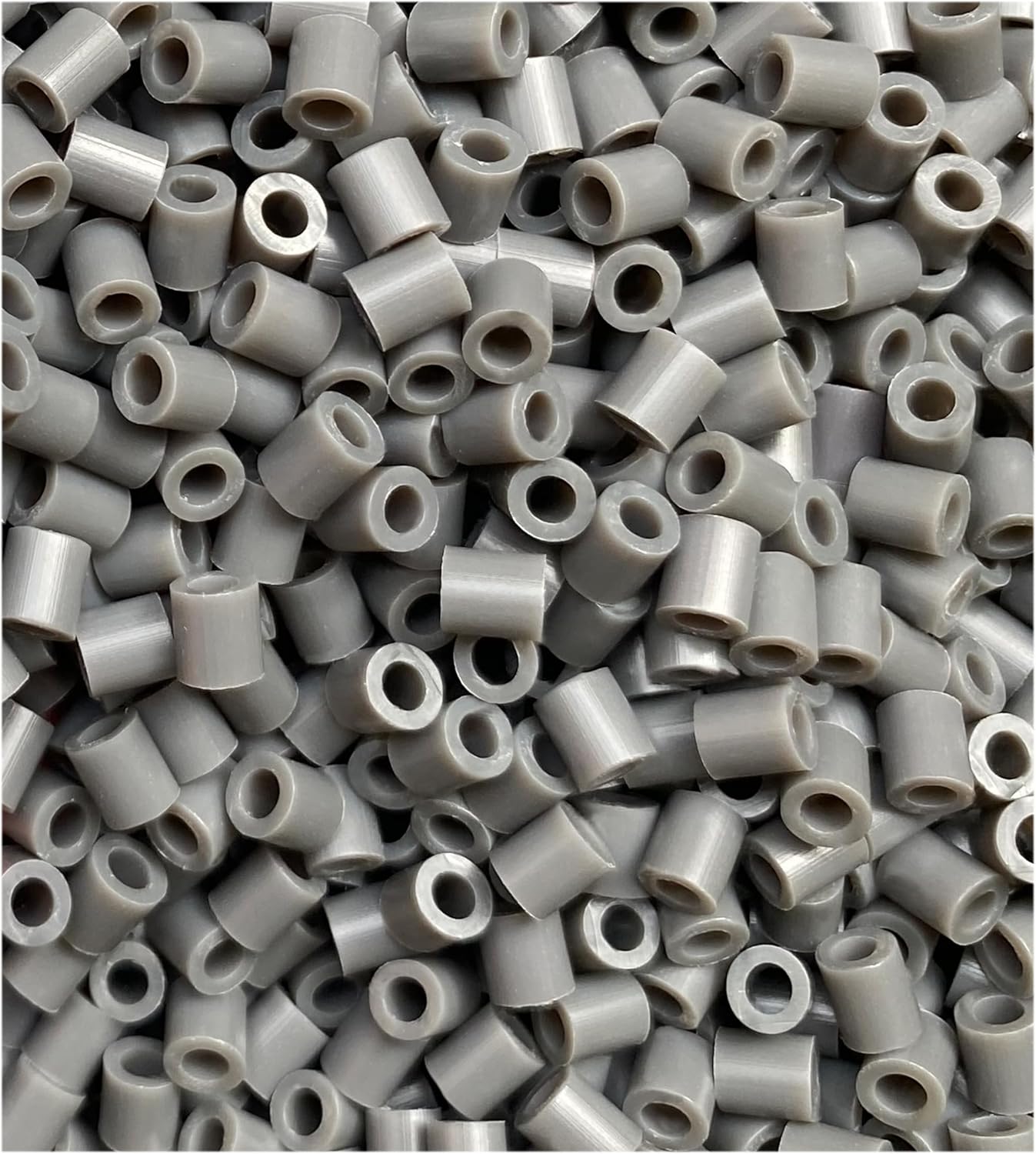 OEEKOI 5500Pcs Fuse Beads - 5mm Bulk Melting Beads for Crafts, Ideal for Christmas Birthday Gifts,Clear