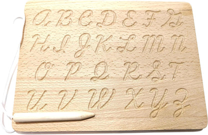 Montessori Alphabet Tracing Boards Alphabet Letters ABC Tracing (Cursive)