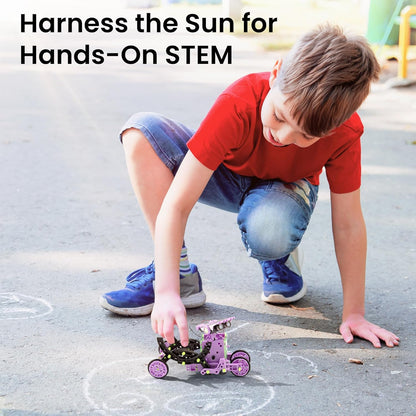 Sillbird Solar Robot Building Kit STEM Gift for Boys Aged 8-12, 12-in-1 DIY Science Educational Robotic Toys for Kids Teens Birthday, Powered by the Sun with 190 Pieces