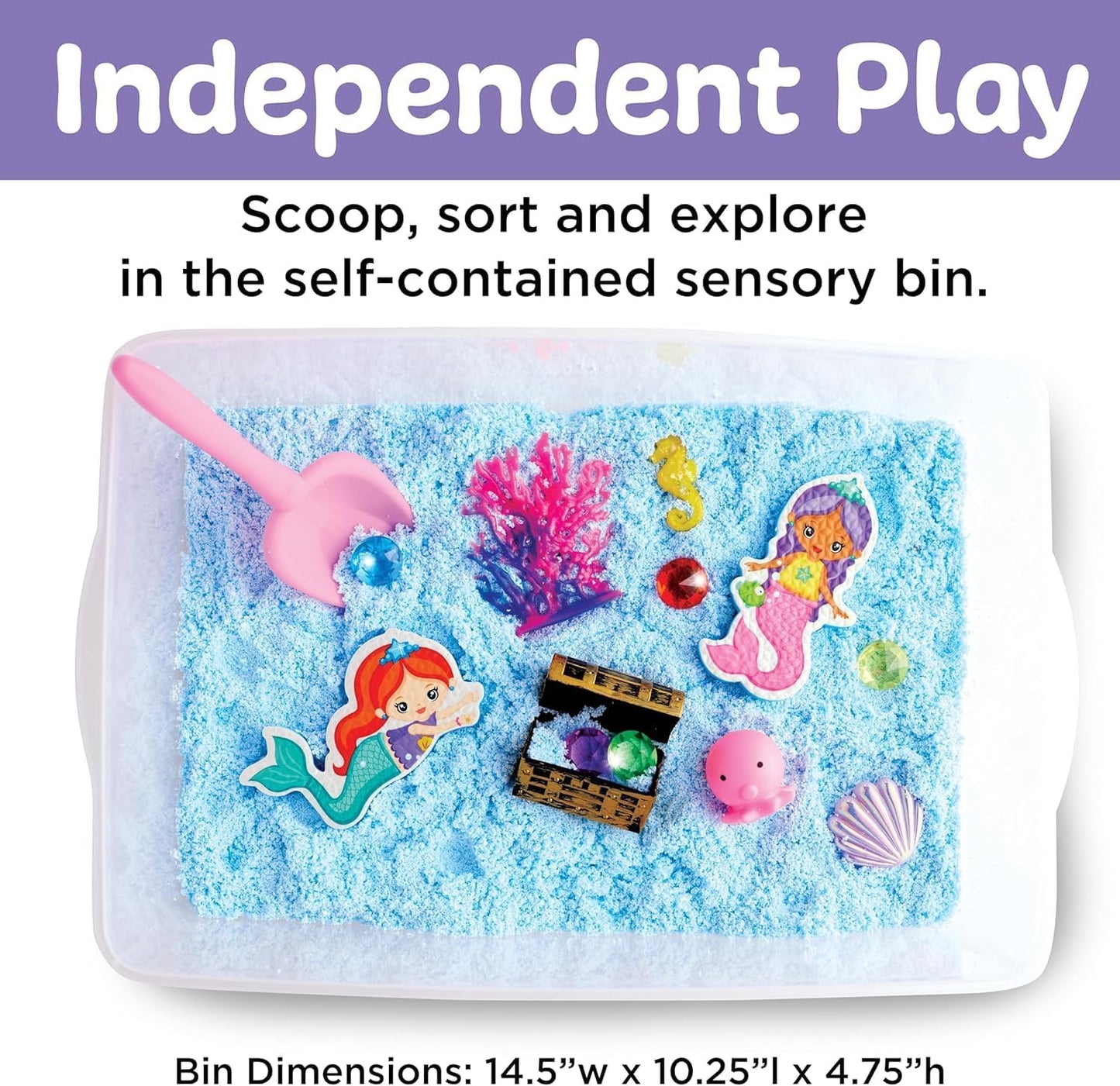 Creativity for Kids Sensory Bin: Dinosaur Dig - Toddler Sensory Toys, Sensory Bin Filler and Toddler Activities for Boys and Girls, Dinosaur Toys for Kids Ages 3-5+