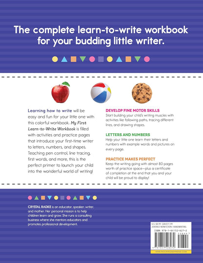 My First Learn-to-Write Workbook: Practice for Kids with Pen Control, Line Tracing, Letters, and More! (My First Preschool Skills Workbooks)