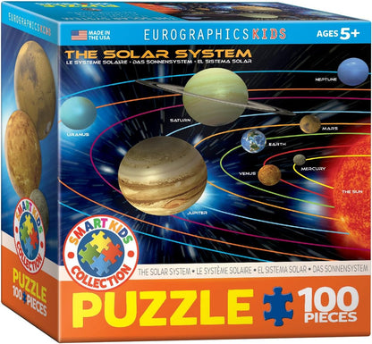 The Solar System 100 Piece Jigsaw Puzzle - Colors B