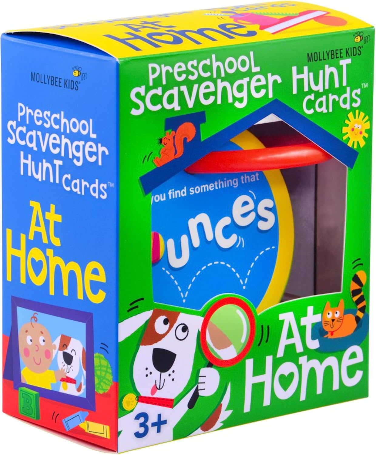 MOLLYBEE KIDS Toddler Scavenger Hunt Cards at Home, Toddler Activity, Ages 2, 3, Indoor Scavenger Hunt Game