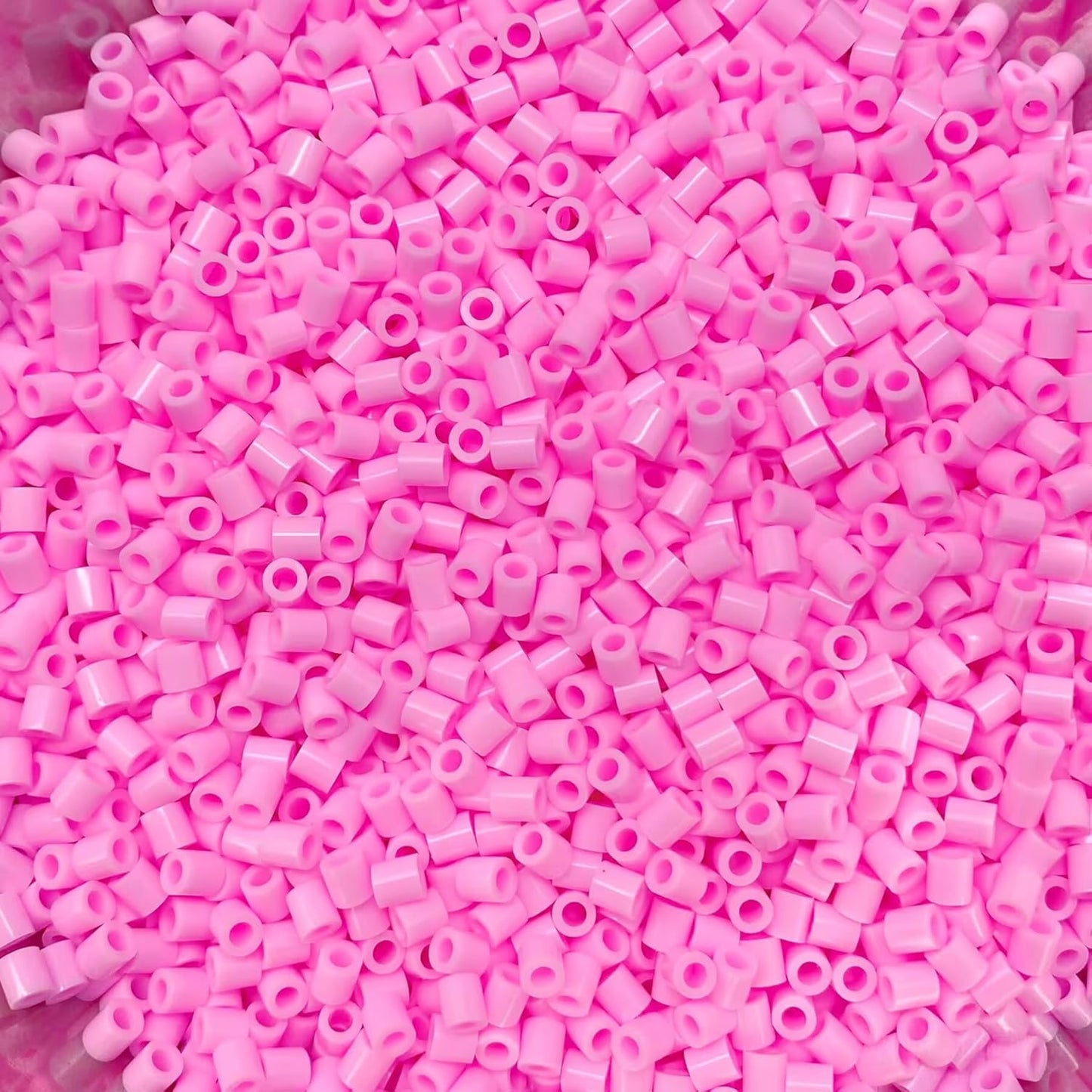 OEEKOI 5500Pcs Fuse Beads - 5mm Bulk Melting Beads for Crafts, Ideal for Christmas Birthday Gifts,Clear