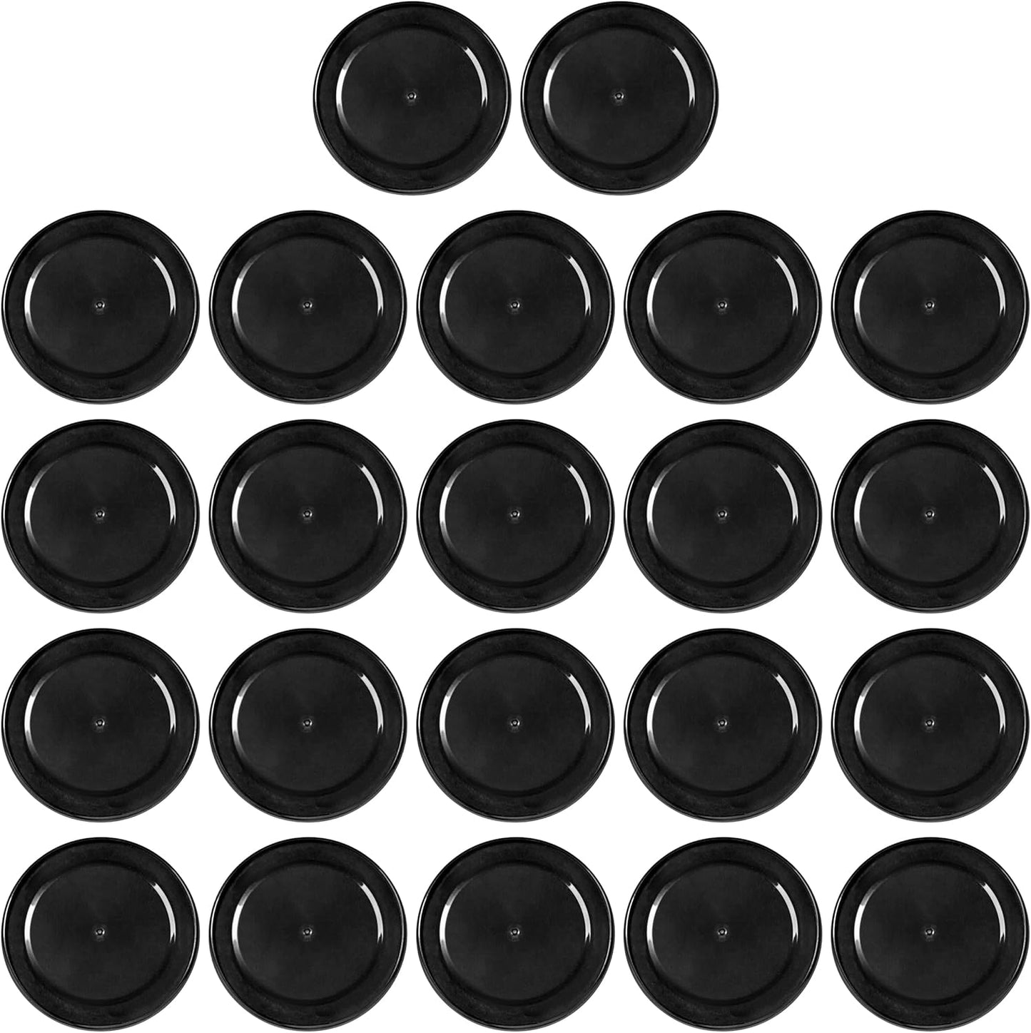Levenger Circa Discs Binder Rings for Discbound Notebooks System, 22 Pack, Black, 2-Inch