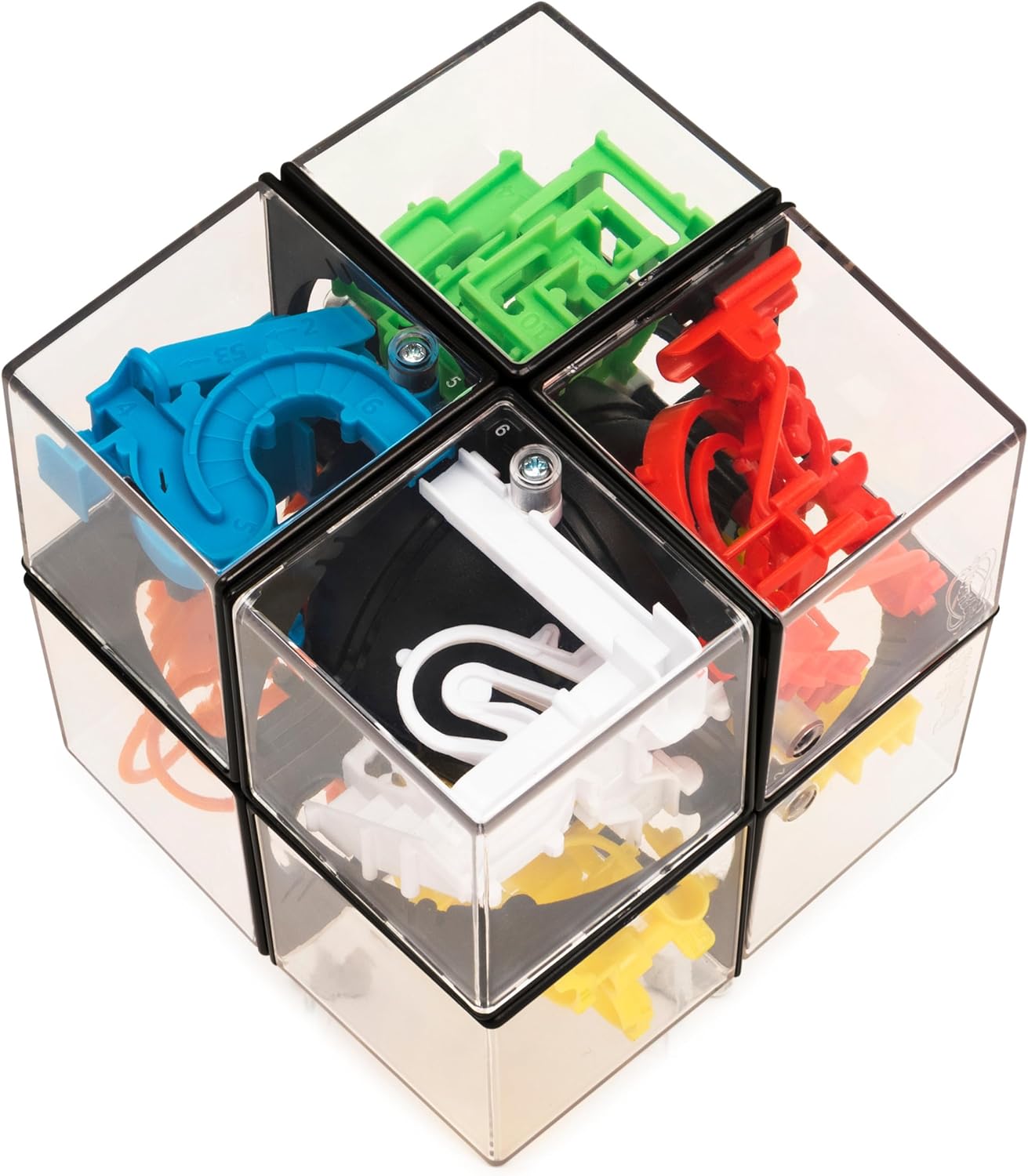 Rubik’s Perplexus Fusion 3x3 Gravity 3D Maze Game Brain Teaser Puzzle Ball | Anxiety Relief Items Cool Stuff | Sensory Toys for Adults & Kids Ages 8+