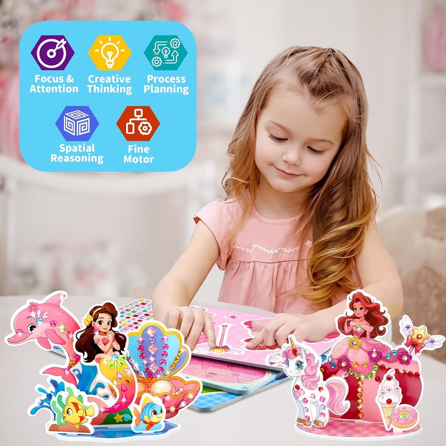 Search and Find Books for Kids 3-5, Reusable Preschool Learning Activities, Perfect Road Trip Essentials, Educational Toys, 28 PCS Busy Books for 3 4 5 6 Year Old Boys Girl Christmas Birthday Gifts
