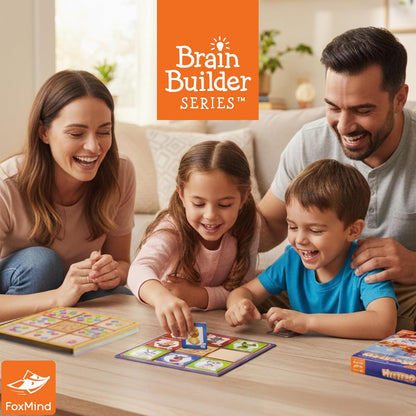 FoxMind Games: Smart Cookies Logic Puzzle Game, Deduction Game for Kids Ages 6+ and Brain Teaser Lovers, STEM Learning Toy from Brain Builder Series, Develops Problem-Solving Skills, 1+ Players