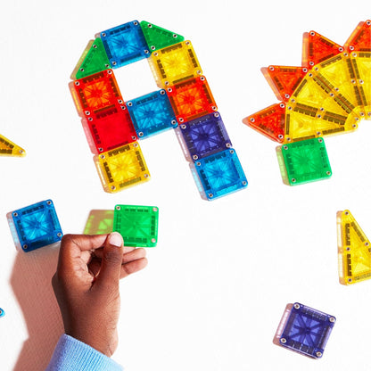 Magna-Tiles microMAGS 70-Piece Deluxe Magnetic Construction Set, The Original Magnetic Building Brand