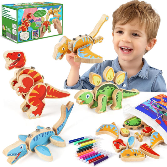 Fine Motor Building Robot Blocks for 3+Years Old Kids, Snap on Robots Together Building Blocks, Take Apart Robot Playset, STEM Montessori Fine Motor Skill Learning Birthday Gift for 3+ Years Old Kids