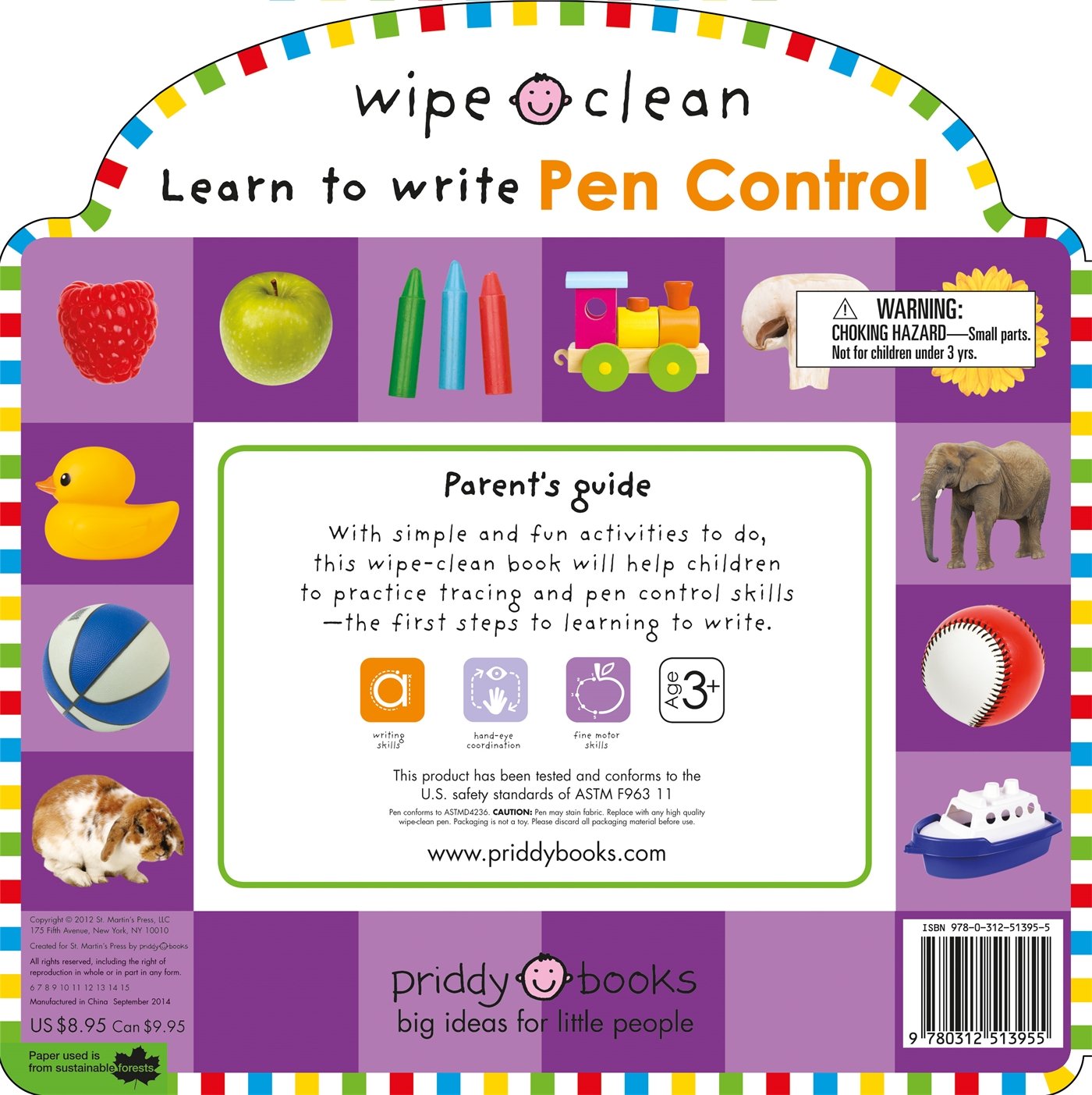Wipe Clean: Pen Control: An Introduction to Pen Control with Activities To Do Again and Again! (Wipe Clean Learning Books)