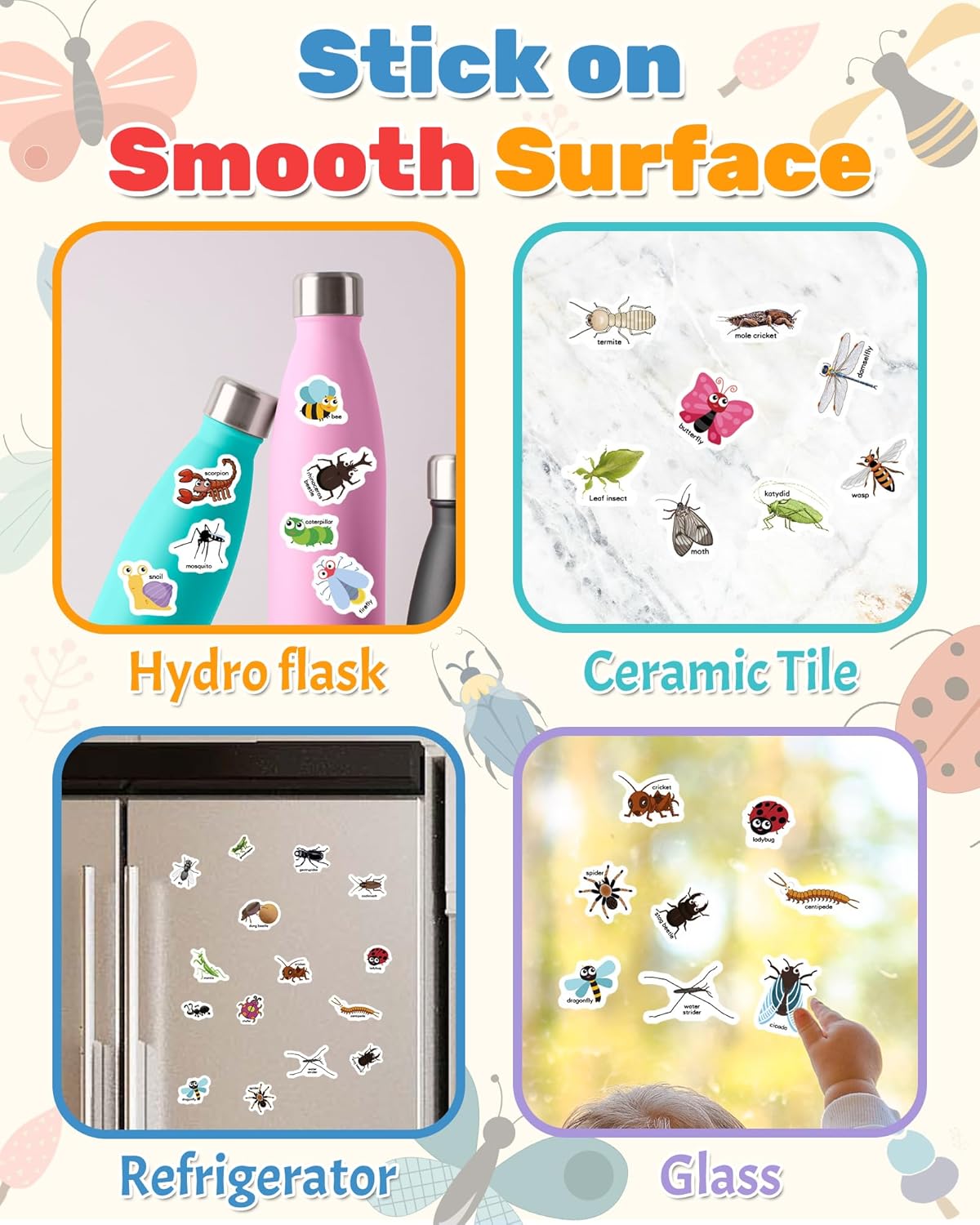 Benresive Reusable Sticker Books for Toddlers, Fun Travel Stickers for Kids, Toddler Sticker Book, Crafts Activities for Toddlers, 3 and Up Birthady Gifts - Vehicle