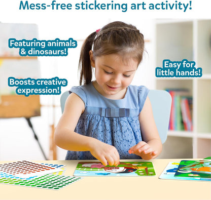 Skillmatics Dot It Sticker Art - Disney Princess, Mess-Free Fun for Kids, 500+ Stickers, Craft Kits, DIY Scrapbooking Activity, Gifts for Girls & Boys Ages 3, 4, 5, 6, 7