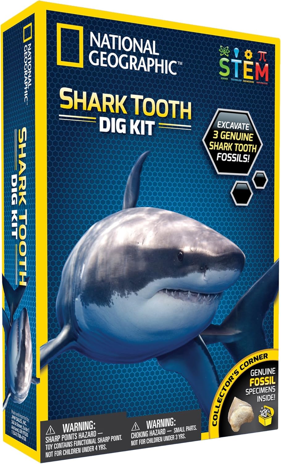 National Geographic Dinosaur Dig Kit - Fascinating Excavation Kits for Kids with Replica T-Rex Tooth and Genuine Dino Poop Fossil | STEM Educational Science Kits Gifts for 8+ Year Old Boys and Girls