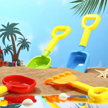 Skylety 8 Pieces Sand Shovels for Kids Colorful Plastic Rake Summer Beach Sand Sifter Shovel for Planting Digging Garden Tool Travel Beach Essentials