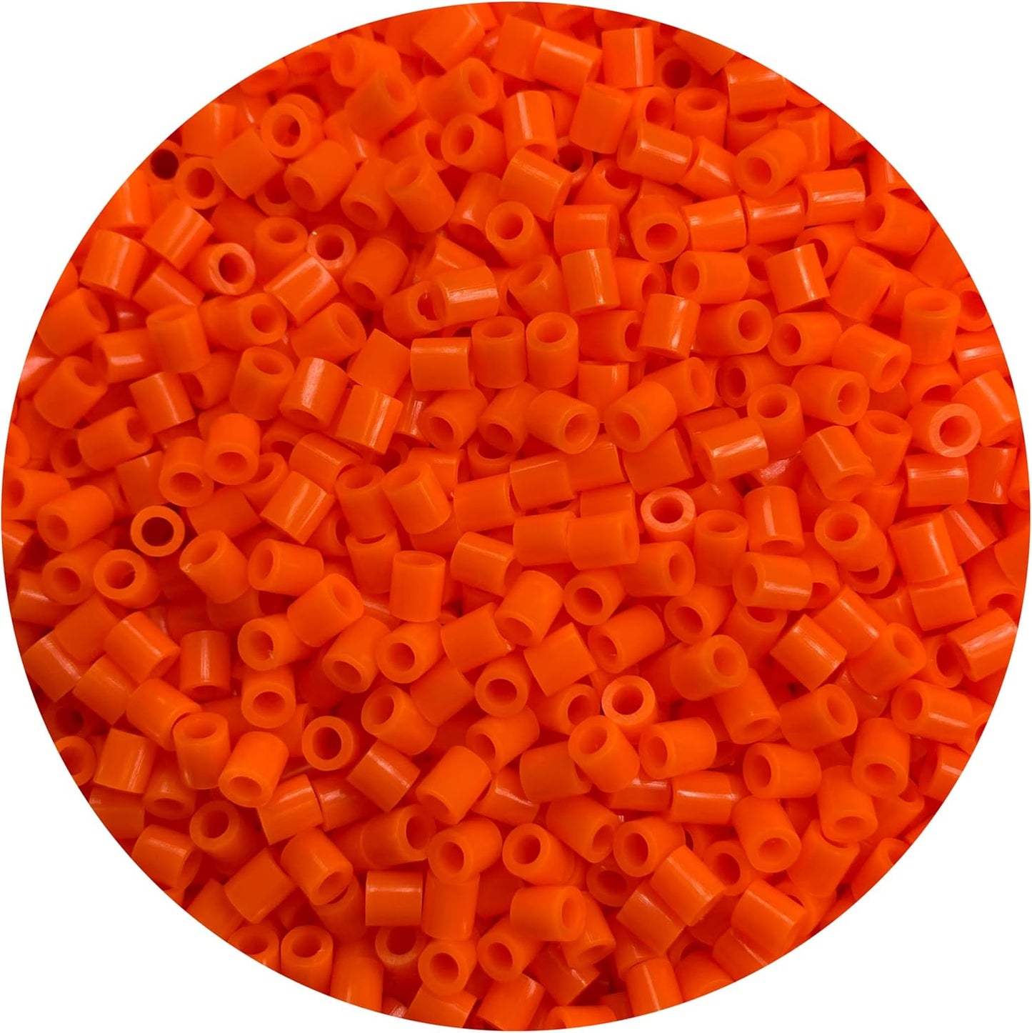 OEEKOI 5500Pcs Fuse Beads - 5mm Bulk Melting Beads for Crafts, Ideal for Christmas Birthday Gifts,Clear