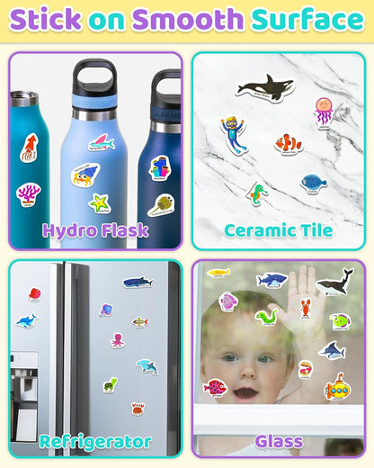 Benresive Reusable Sticker Books for Toddlers, Fun Travel Stickers for Kids, Toddler Sticker Book, Crafts Activities for Toddlers, 3 and Up Birthady Gifts - Vehicle