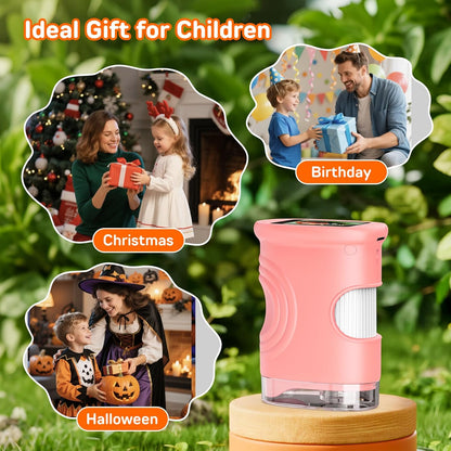 1000X Digital Handheld Microscope for Kids with 2.0" IPS Screen, Outdoor Toys Portable STEM Science Lab Gifts, Rechargeable Pocket Microscope Educational Toy for Boys & Girls Age 4-6 8-12, Orange