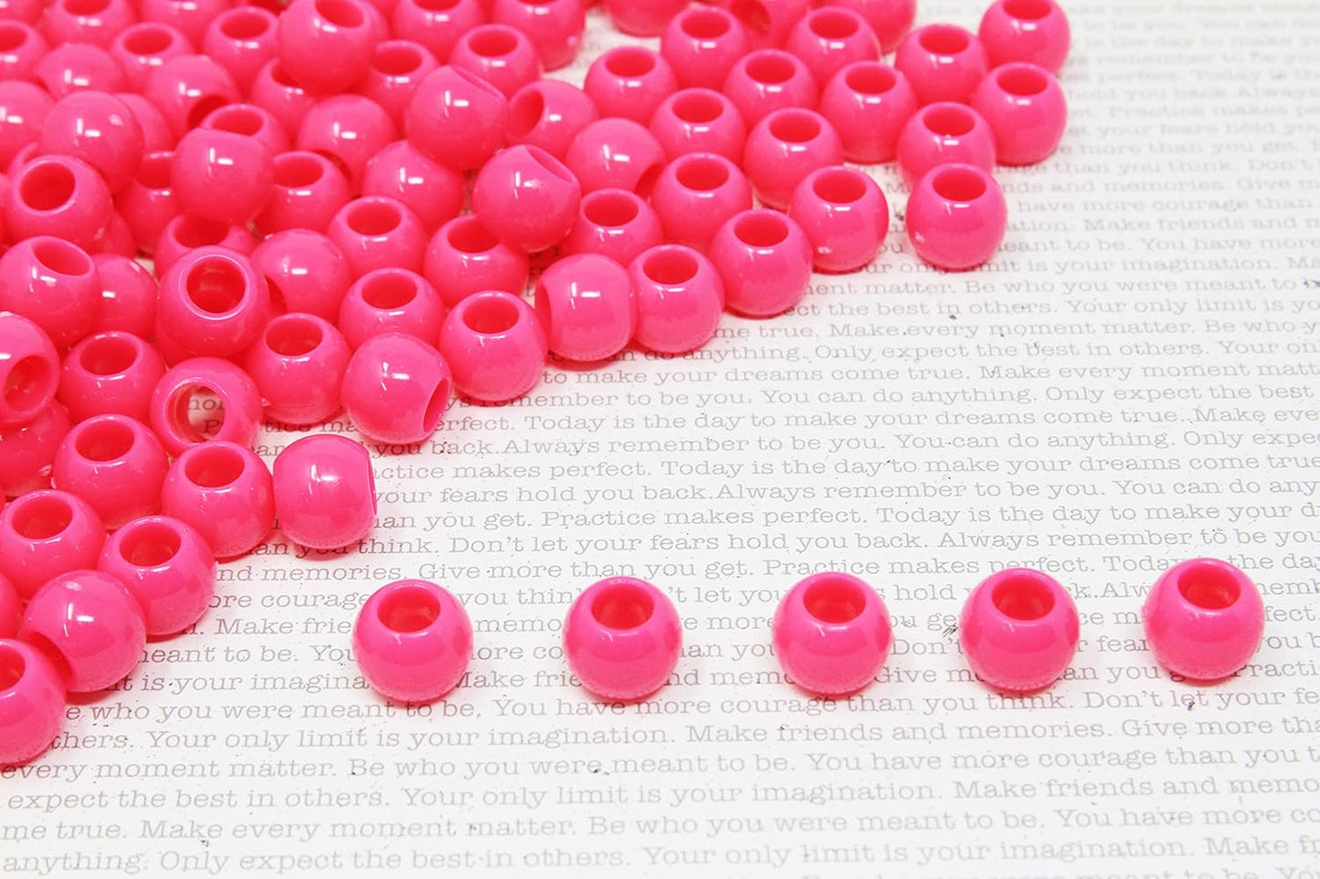 160PC 12x15 mm Premium Wholesale Pony Beads, Bracelet Cool Beads, Beads for Hair Braids, Beads for Kids Crafts, Plastic Beads, Hair Beads for Braids for Girls
