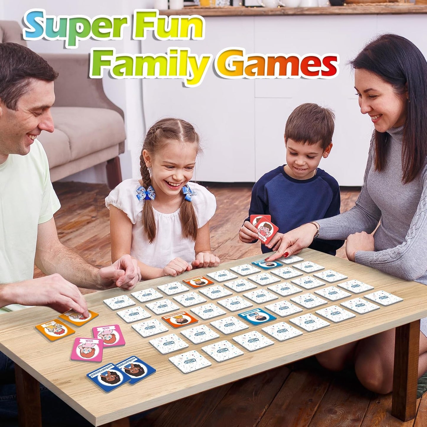 Aizweb CVC Word Match Game - 60 Pc Toddler Card Games for Kids Ages 3-6, Phonics Flash Cards for Preschool & Kindergarten Learning Activities, Educational Toys for Home School Supplies