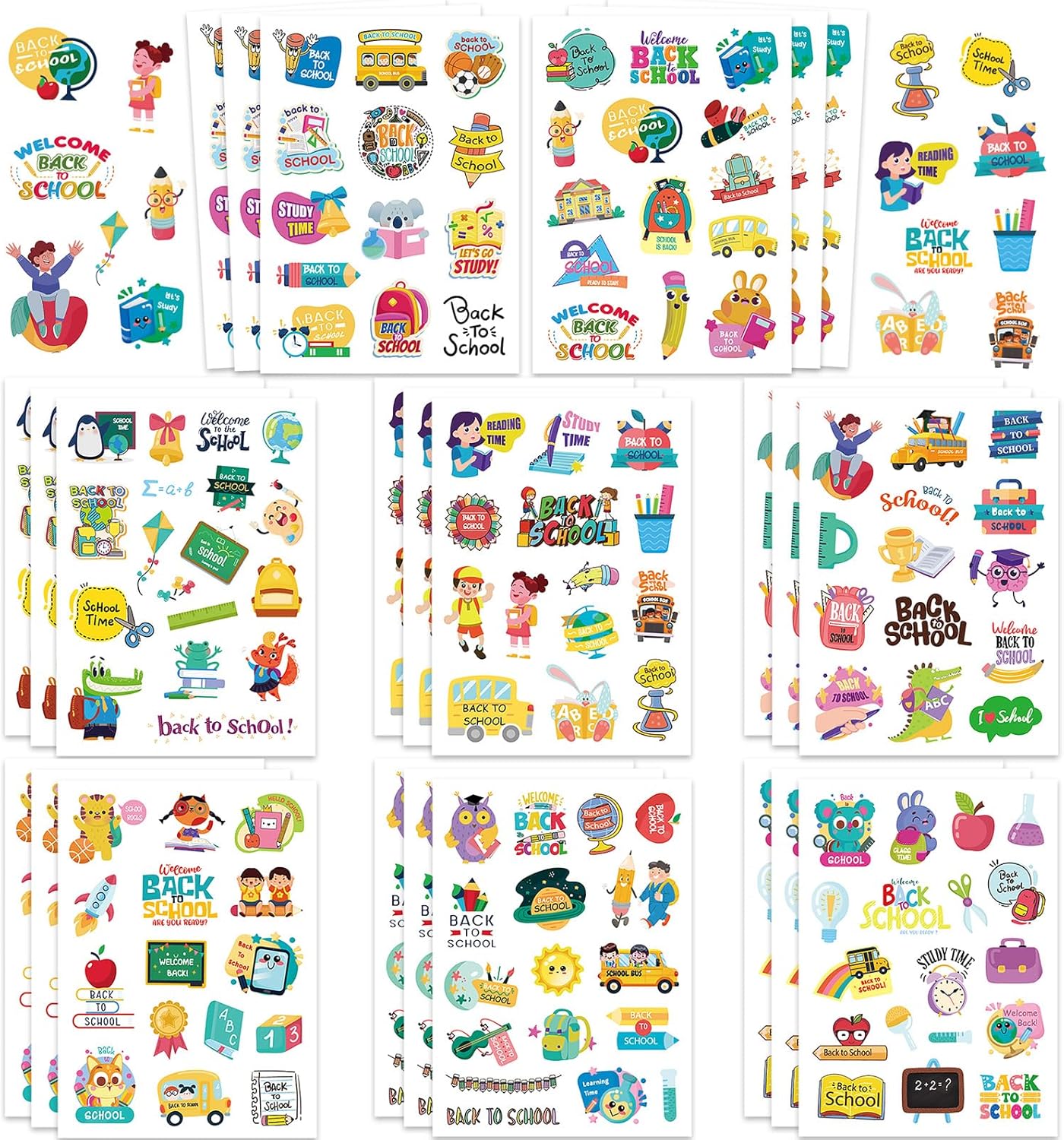 312 Pcs Science Stickers, Chemistry Biology Physics Laboratory Sticker Science Themed Stickers for Craft Supplies Classroom Rewards Party Decorations