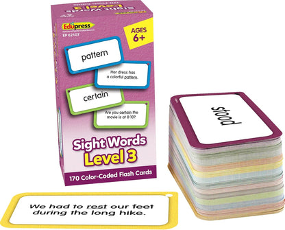 Teacher Created Resources Sight Words Level 3 Flash Cards (EP62107)